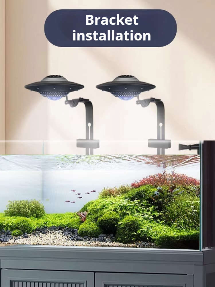 Planted Aquarium For Goldfish - UFO Fish Aquarium Light, Full-Spectrum Lamp