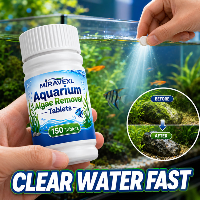 Planted Aquarium Maintenance - MIRAVEXL 150 Aquarium Algae Removal Tablets,