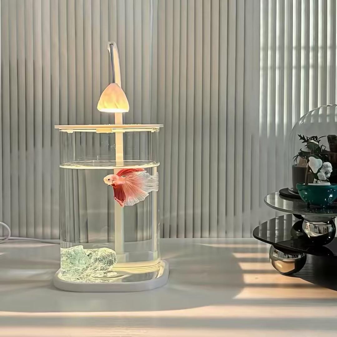 360° Panoramic Clear Desktop F - Planted Aquarium For Goldfish 评论和价格
