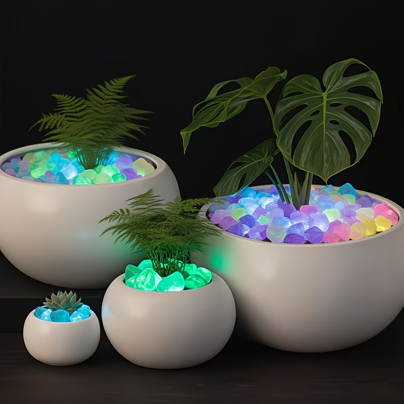 300PCS Luminous Pebble Set,0.9 - Planted Aquarium Supplies 评论和价格
