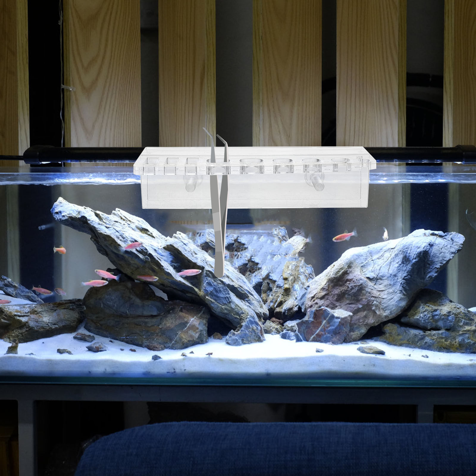 Aquarium Tool Holder Acrylic F - Planted Aquarium Maintenance 评论和价格