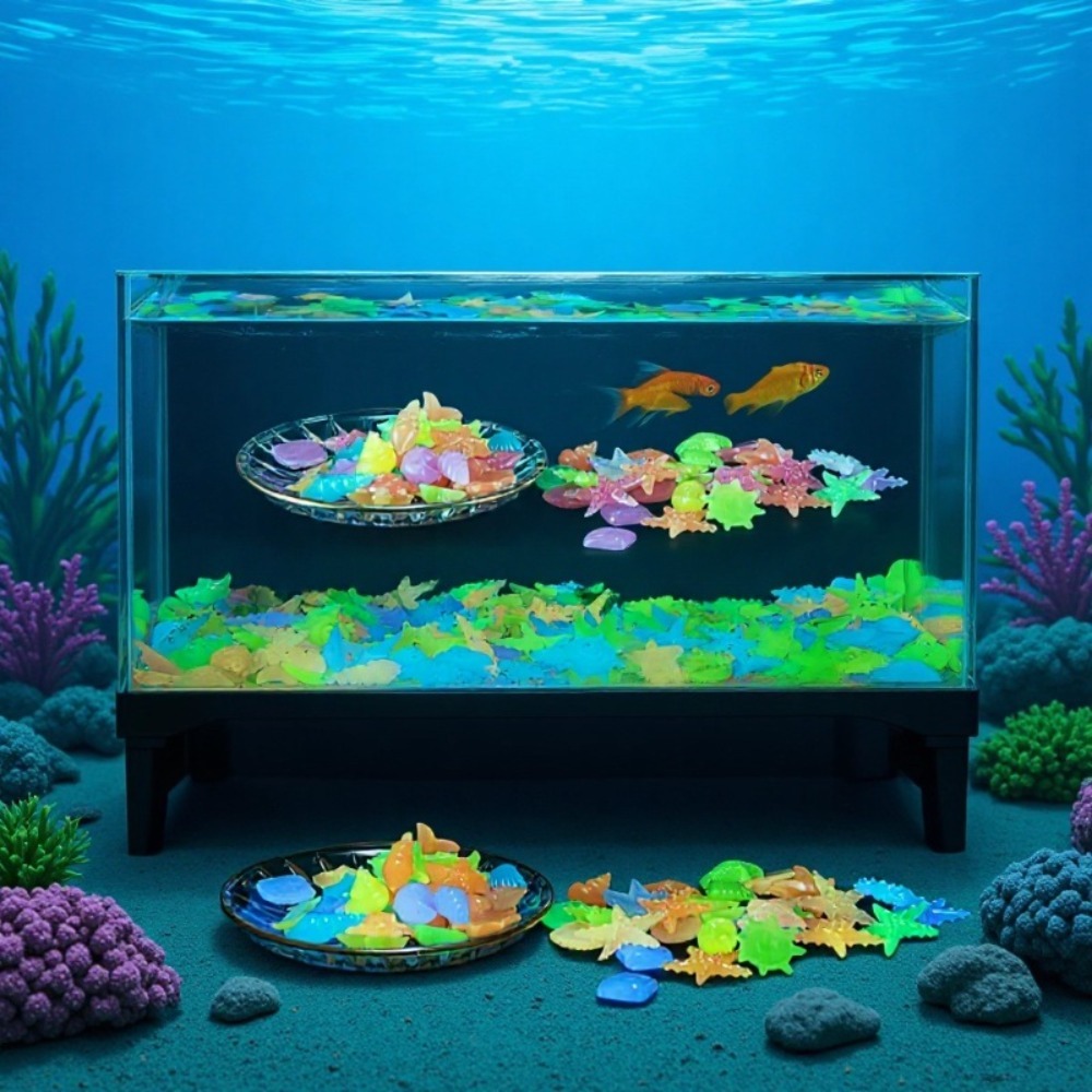 Glowing Luminous Ocean Stones  - Planted Aquarium Supplies 评论和价格