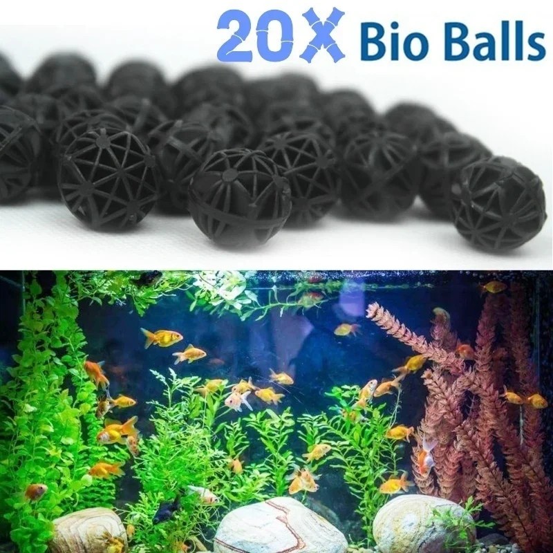 20Pcs 16mm Aquarium Bio Balls  - Planted Aquarium Fertilizer 评论和价格