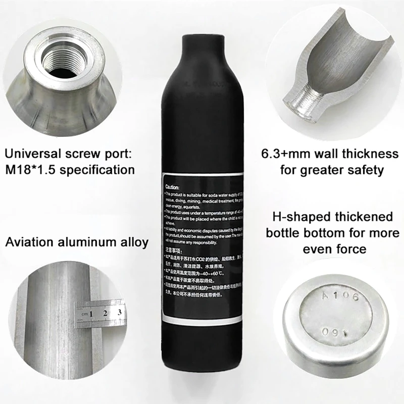 High Pressure Bottle Thread M1 - Planted Aquarium Supplies 评论和价格